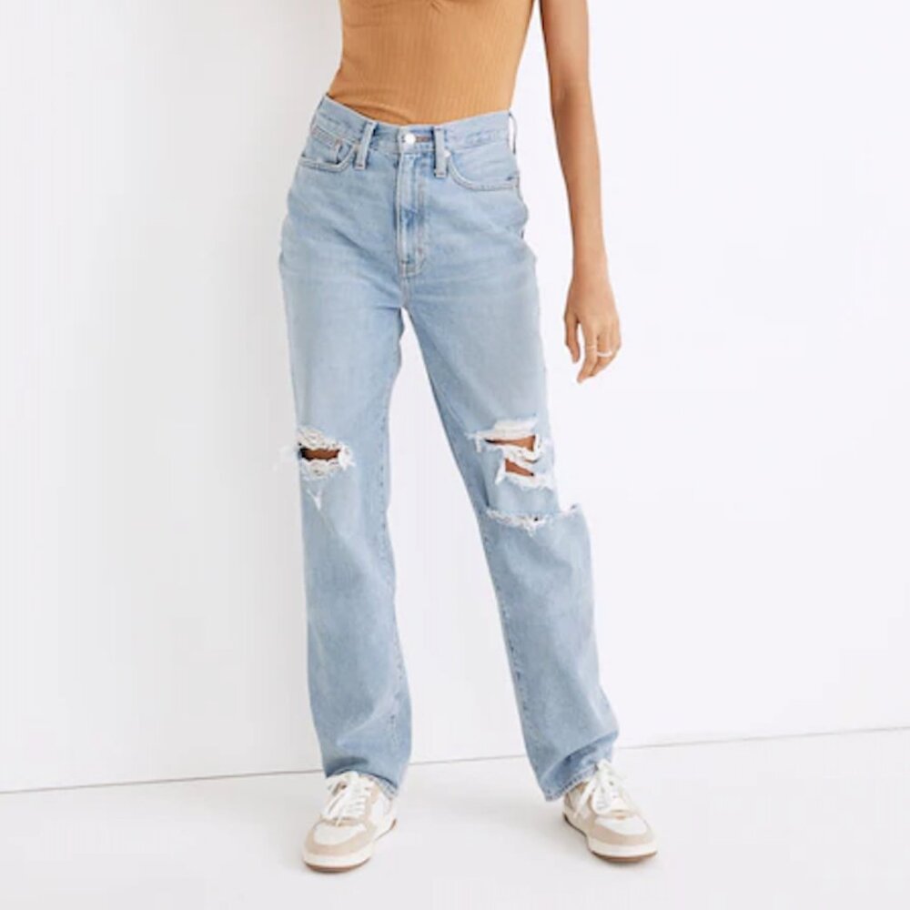 Madewell Baggy Straight Jeans